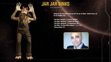 VF pour Jar Jar Binks (Finn)