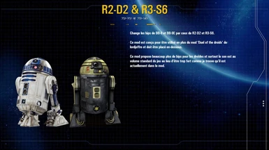 Beeps for R2-D2 and R3-S6 (BB-8 and BB-9E)