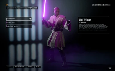 New description for Jedi Knight