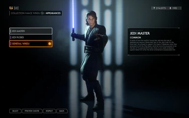 An example of what happens when you apply his mod w/o the movie accurate mace windu mod