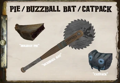 Reward Pie   Buzzball Bat   Catpack