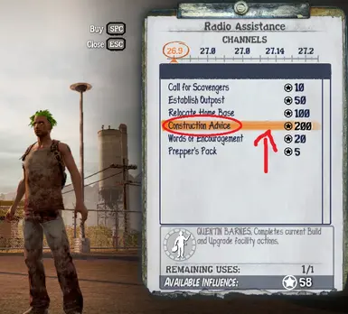 see the construction option? good.