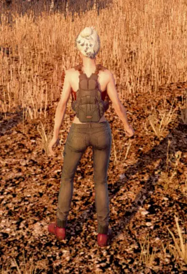 Crimson Maiden with pants