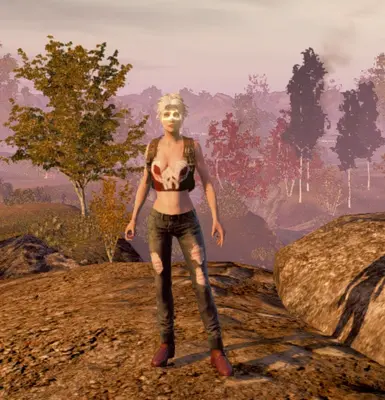 Crimson Maiden with pants