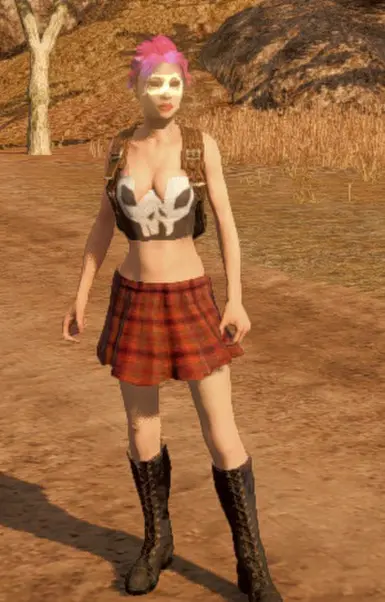 Check the info on the mod page for link to the Skirt Version