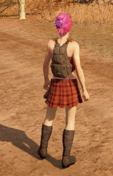 Check the info on the mod page for link to the Skirt Version