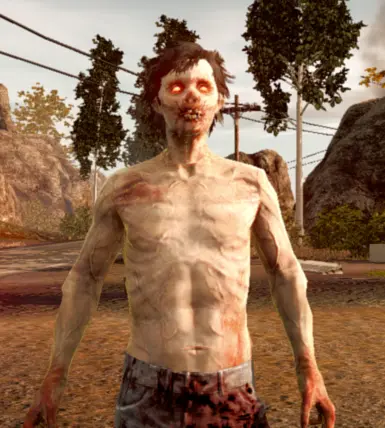 Shirtless Zombie