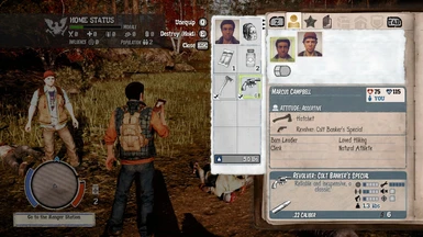 Real names and weights of weapons plus Marcus starting gear