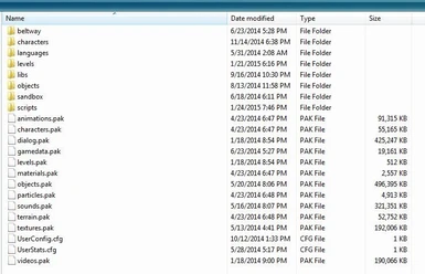 Correct Installation Game Folder Contents