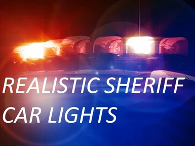 REALISTIC CAR LIGHTS sheriff