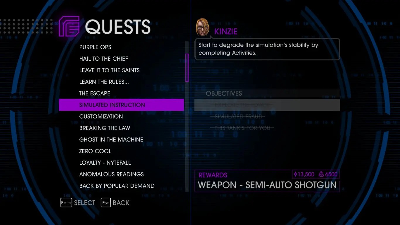 replay missions at Saints Row 4 - Nexus