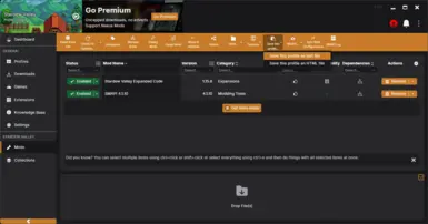 Share Modlist Information