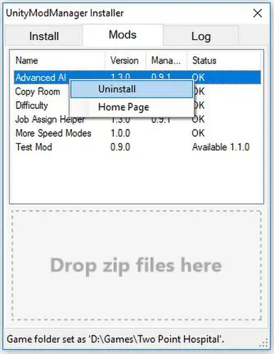 unity mod manager