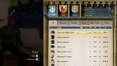 Tailor's money from 1k to 3k