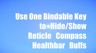 Hide and Show the HUD by a single bindable key - Buff icons update