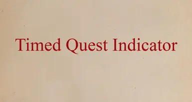 Timed Quest Indicator