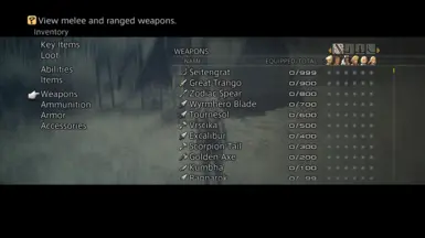 Weapons