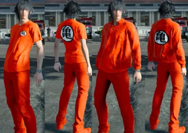 Simple Orange Goku Outfit