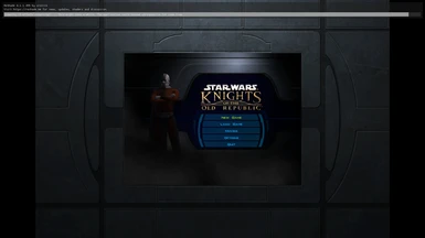knights of the old republic black screen