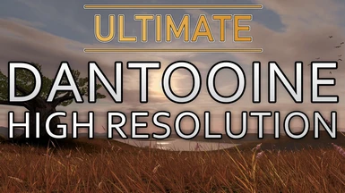 Ultimate Dantooine High Resolution - HD Upscale