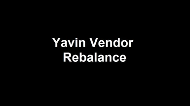 Yavin Vendor Rebalance