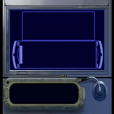 Upscaled Computer and Galaxy Map Interface