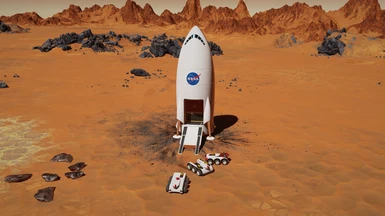 NASA logo in game.
