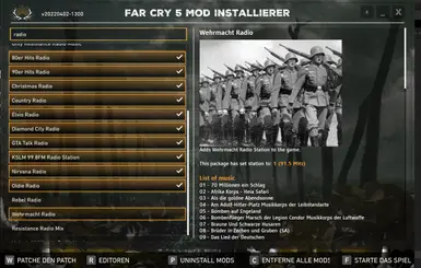 Far Cry 5 Radio Wehrmacht