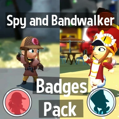 Spy and Bandwalker Badges Pack