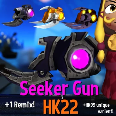 Seeker Gun and HK22 weapon mod