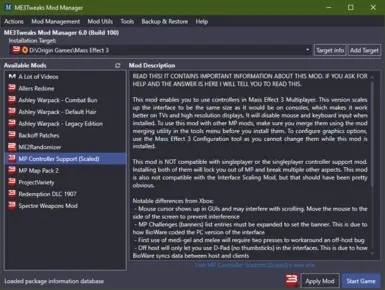 ME3Tweaks Mod Manager at Mass Effect Legendary Edition Nexus - Mods and  community