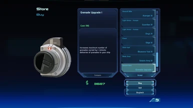Unlocks with the purchase of Grenade Upgrade 1 from the C-Sec Officer or Requisition Store