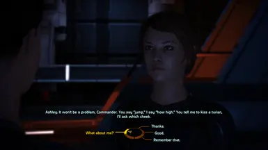 FemShep can flirt with Ashley