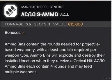 Small Ammo Bins