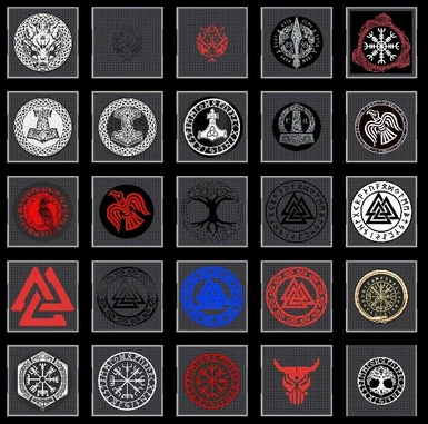 Norse Symbols Emblem Pack