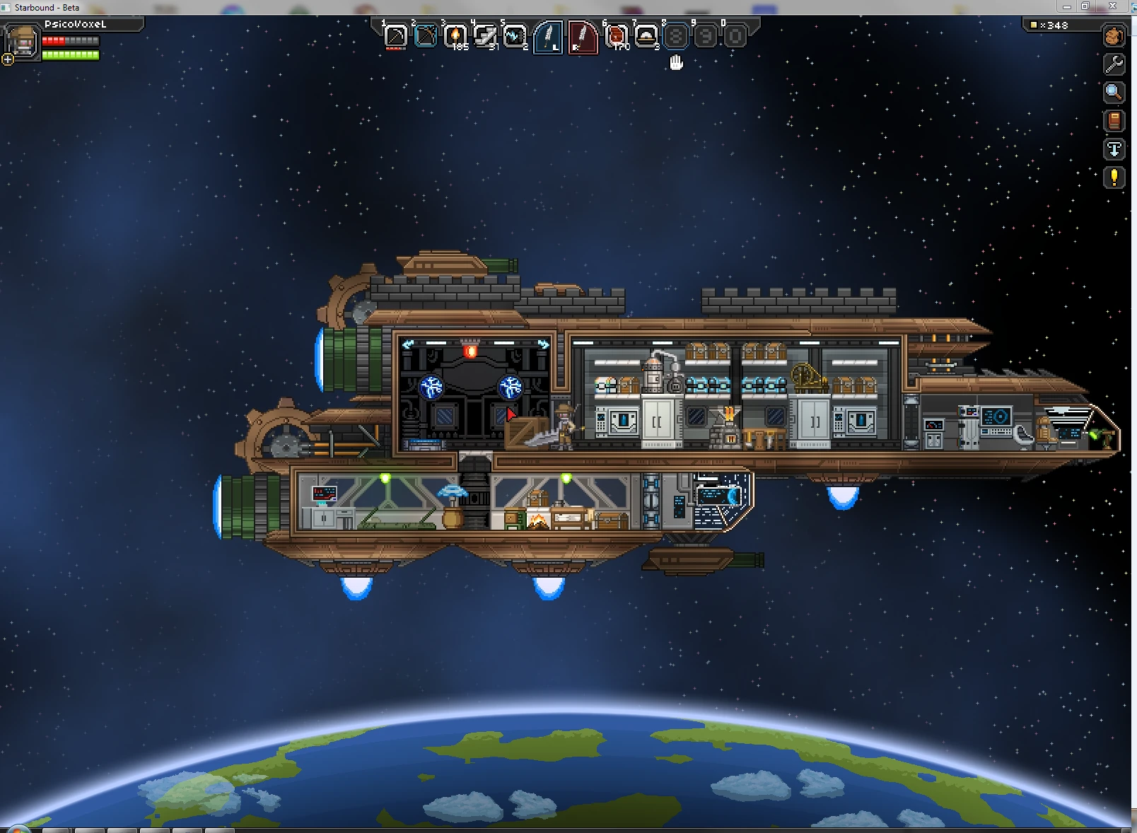 starbound ship upgrade