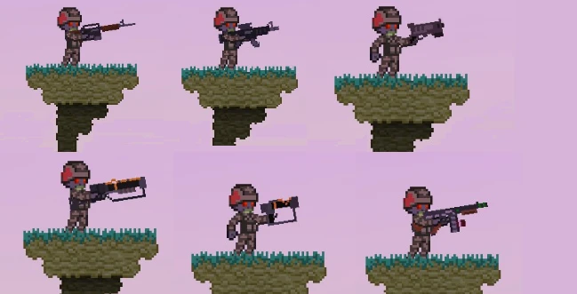 what weapons can be upgraded in starbound