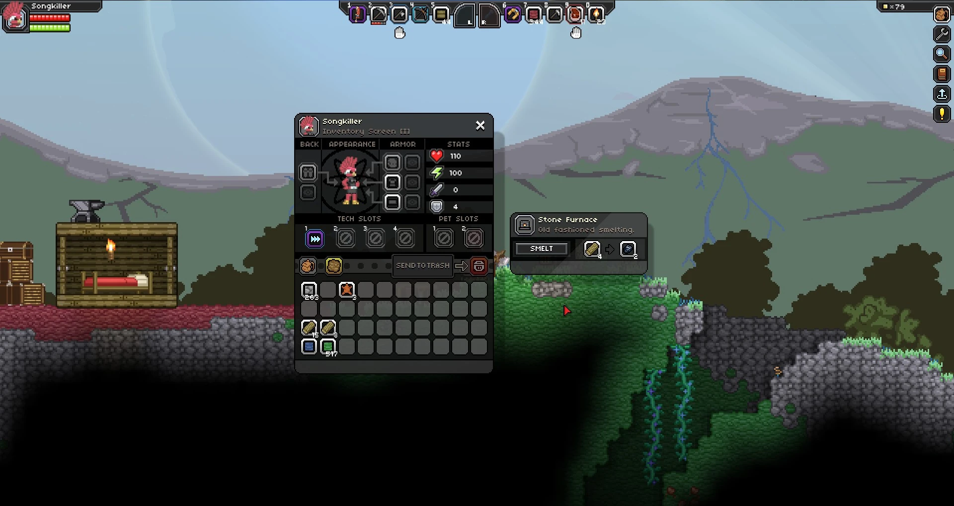 Starbound tungsten ore где взять