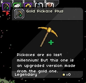 Gold Pickaxe Plus