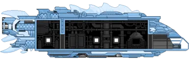 The basic layout and design of the ship