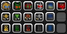 Current Armor Icons - Blue is WIP