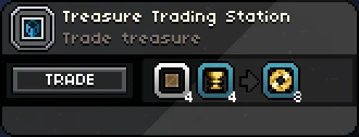 Trading Treasure in a Crate for Ancient Coins