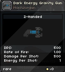 Dark Energy Gravity gun
