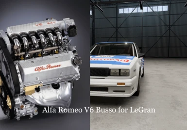 Alfa Romeo V6 Busso for Bruckell LeGran