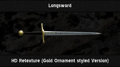 Longsword HD Retexture (without scabbard)