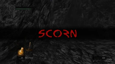 SCORN replaces the You Died screen (WITH AUDIO)