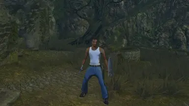 Cj Carl Johnson From Gta Sa Dsr Deleted At Dark Souls Remastered Nexus Mods And Community