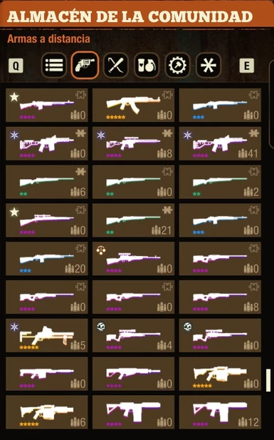 Rarity weapons looking good