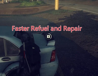 Faster refuel and repair vehicle