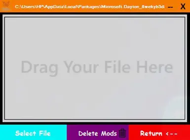 Quick Mode - Drag Panel